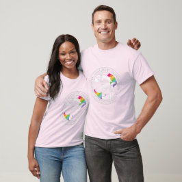 Camiseta O Tanque de Conexão do Arco-Íris é Superior