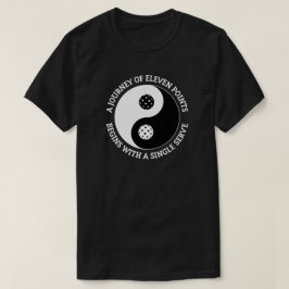 Camiseta O Tao do Pickleball | Engraçado Yin Yang Picklebal