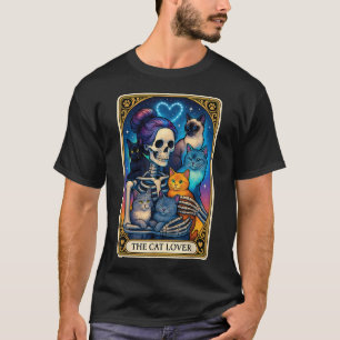 Camiseta O Tarot do Amante de Gatos