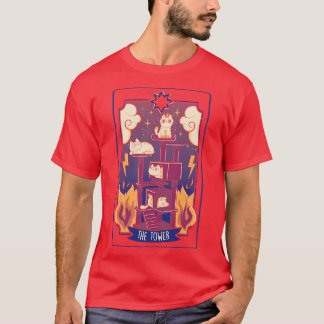 Camiseta O Tarot do Gato da Torre por Tobe Fonseca