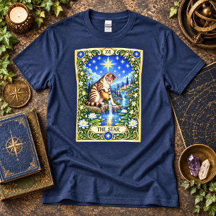 Camiseta O Tarot do Gato Estrela - Esperança e Renovação