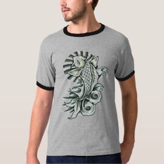 Camiseta O tatuagem de Koi inspirou o T