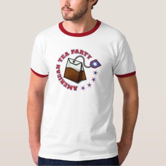 Camiseta O tea party americano
