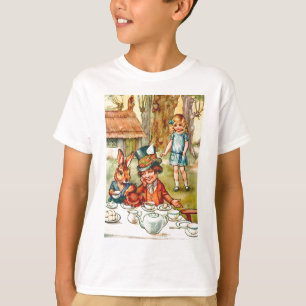 Camiseta O tea party do Hatter louco - Alice no país das