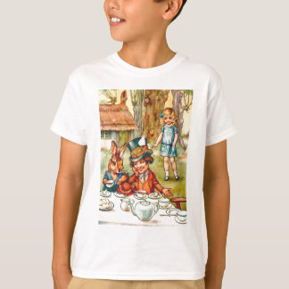 Camiseta O tea party do Hatter louco - Alice no país das