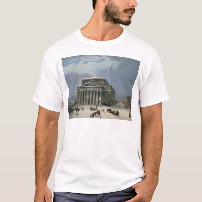 Camiseta O teatro de Bolshoi em Moscovo (Frente)