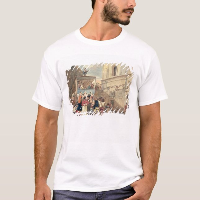 Camiseta O teatro do fantoche (Frente)