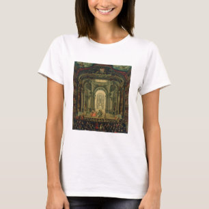 Camiseta O Teatro Reale em Turin (óleo em canvas)