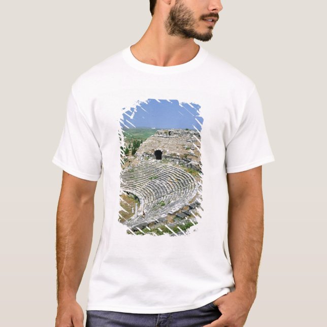 Camiseta O teatro romano, ø-ò ANÚNCIO dos séculos (Frente)