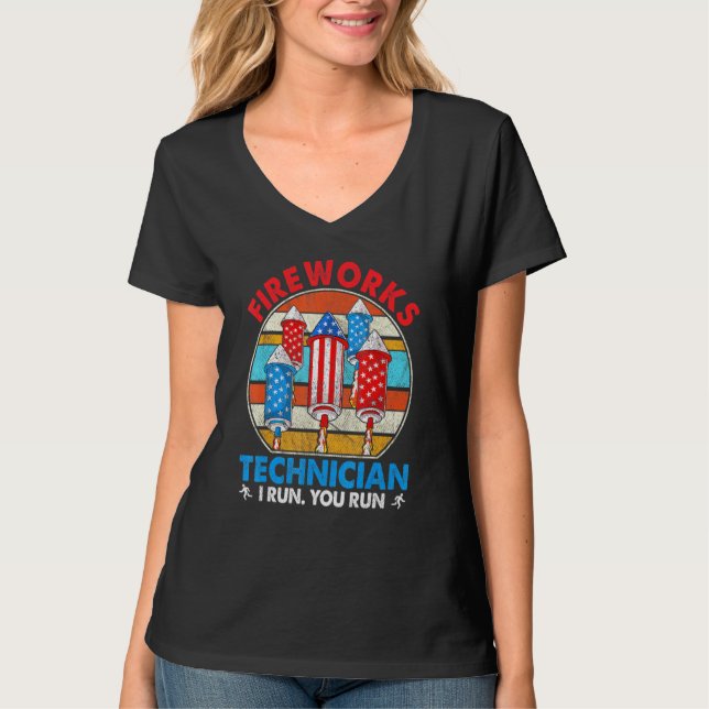 Camiseta O Técnico De Fogos De Artifício Que Eu Lhe Dirigi  (Frente)