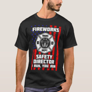 Camiseta O Técnico Do Diretor Do Firework Que Eu Lhe Lidero