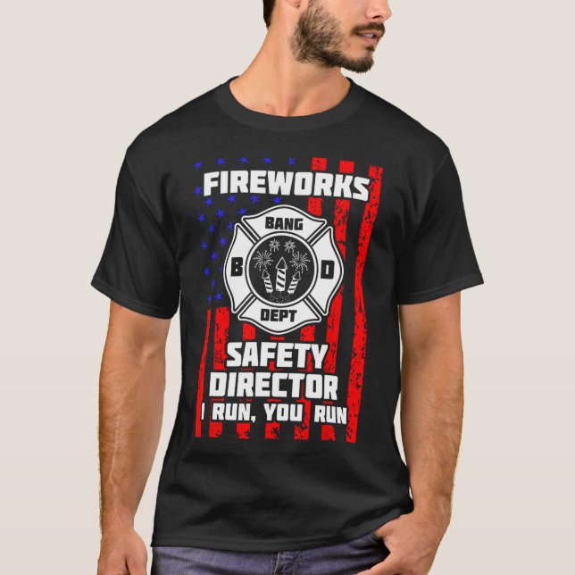 Camiseta O Técnico Do Diretor Do Firework Que Eu Lhe Lidero (Frente)