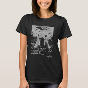 Camiseta O Tee Gráfico Disse-Lhe Que Assinava Capybara Self