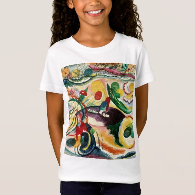 Camiseta O tema do último julgamento - Wassily Kandinsky (Frente)