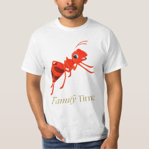 Camiseta O Tempo da Família das Formigas – União & Trabalho