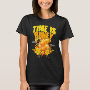 Camiseta O Tempo É Apiarista Da Abelha Da Mel