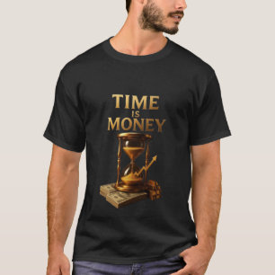 Camiseta O TEMPO É DINHEIRO - Motivacional Vintage para Emp