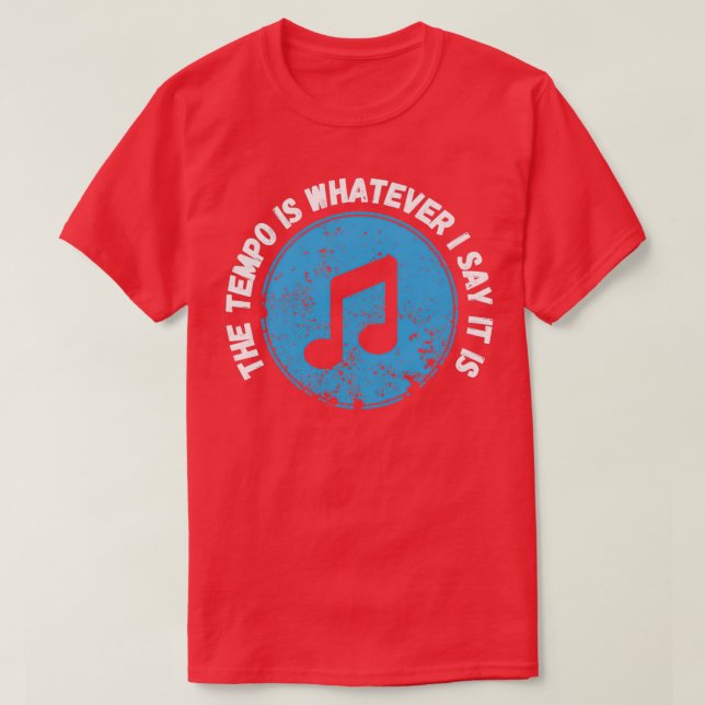 Camiseta O Tempo É O Que Eu Digo É Engraçado Drummers G (Frente do Design)