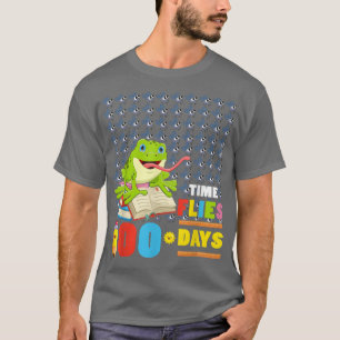 Camiseta O Tempo Engraçado Voa 100 Dias E Sapo Alonga 100 D