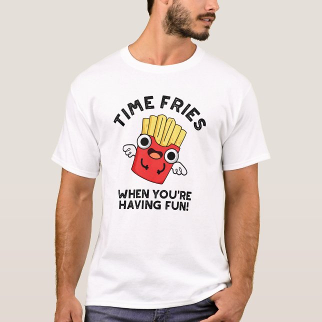 Camiseta O tempo ferve quando você está se divertindo, Comi (Frente)