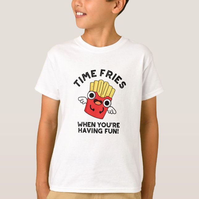 Camiseta O tempo ferve quando você está se divertindo, Comi (Frente)
