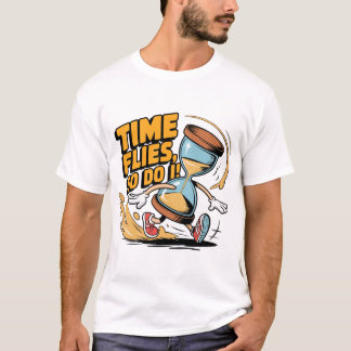 Camiseta O tempo voa, faça isso