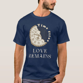 Camiseta O tempo voa, o amor continua