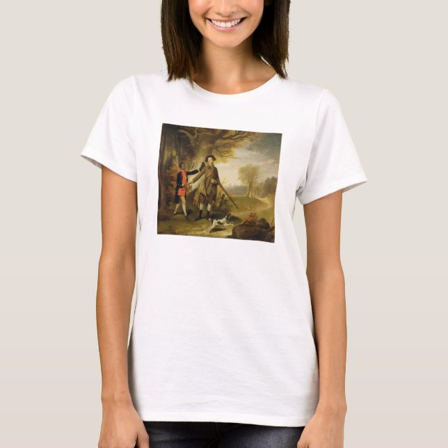 Camiseta O Terceiro Duque de Richmond (1735-1806) fora Shoo (Frente)