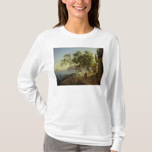 Camiseta O terraço do Capucins em Sorrento, 1828