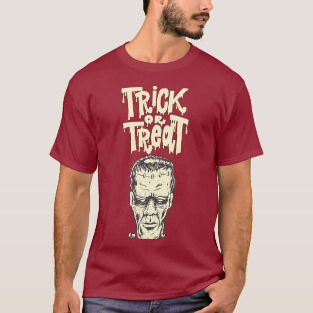 Camiseta O terror do Halloween enche o céu (Frente)