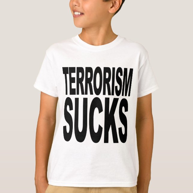 Camiseta O terrorismo suga (Frente)