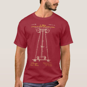 Camiseta O Tesla Coil Maroon