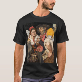 Camiseta O tesouro do velho (o gato) (de Karl Gussow)
