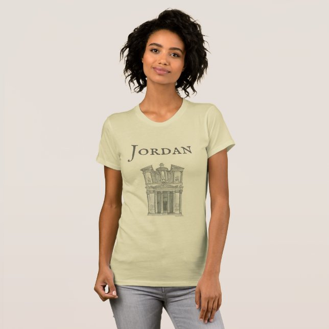 Camiseta O Tesouro, Petra, Jordânia (Frente Completa)