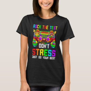 Camiseta O Teste Do Controlador De Jogo De Ti De pop Ti Faz