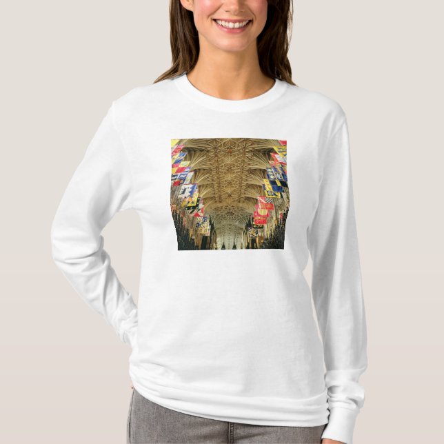 Camiseta O teto da capela de St George, Windsor (Frente)