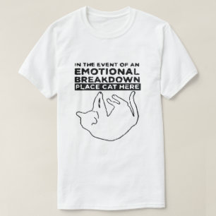 Camiseta O Teto de Gato Emocional