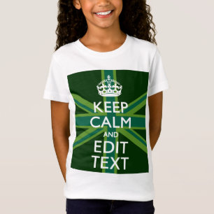 Camiseta O Teto Verde Mantém A Calma E A Tua Mensagem Do S