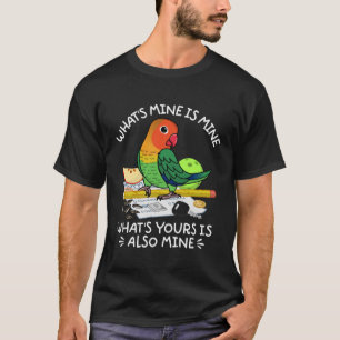Camiseta O teu é o meu papagaio I Fischers Lovebird