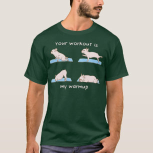 Camiseta O teu trabalho é o meu aquecimento ama o cão Malha