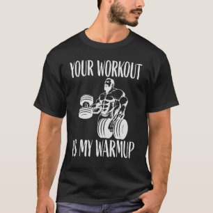 Camiseta O teu treino é o meu treino de Bodybuilding e Work