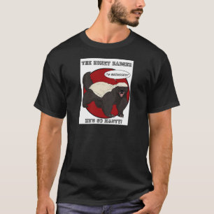 Camiseta O texugo de mel de Badassed