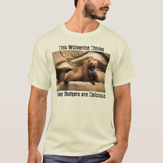 Camiseta O texugo de mel é delicioso