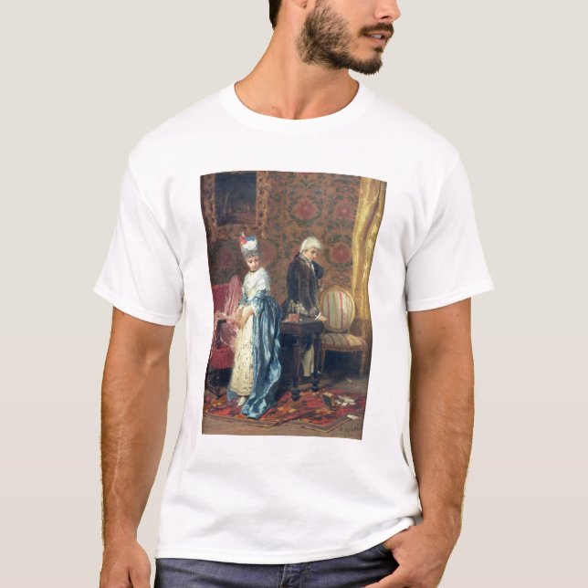 Camiseta O tiff dos amantes, 1872 (óleo no painel) (Frente)