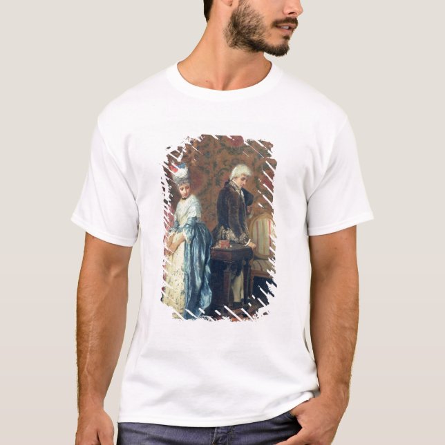 Camiseta O tiff dos amantes, 1872 (óleo no painel) (Frente)