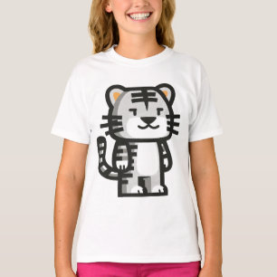 Camiseta O Tigre Real: Noble Wild Design