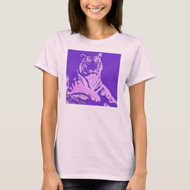 Camiseta O Tigre Roxo (Frente)