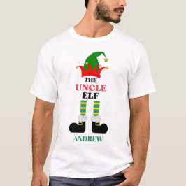 Camiseta O Tio Elf Personalizou o Natal