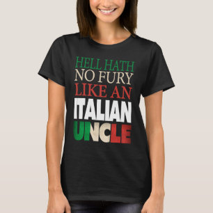 Camiseta O tio italiano Inferno não tem fúria