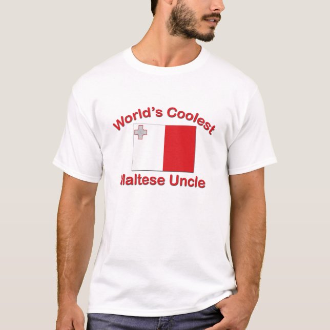 Camiseta O tio maltês o mais fresco (Frente)